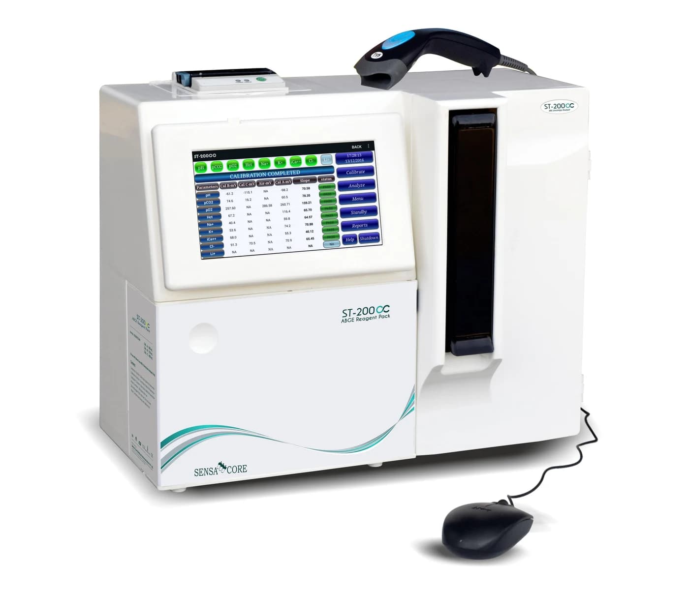 ST-200 CC ABGE Blood Gas Analyzer — product view 1